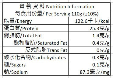 即食慢煮無激素雞胸100克 Instant  Sous Vide Chicken Breast 100g- 黑椒 Black Pepper